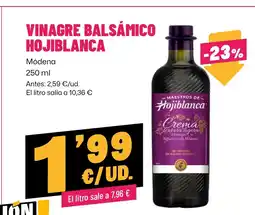 AhorraMas Vinagre balsámico hojiblanca oferta