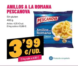 AhorraMas PESCANOVA Anillos a la romana oferta