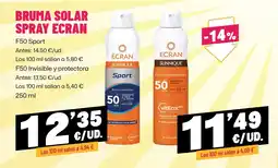 AhorraMas ECRAN Bruma solar spray oferta