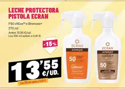 AhorraMas ECRAN Leche protectora pistola oferta