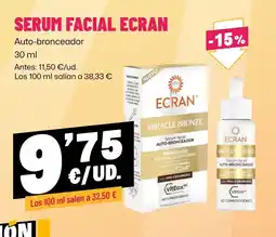 AhorraMas ECRAN Serum facial oferta