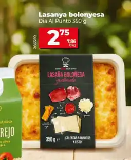 Dia DIA AL PUNTO Lasanya bolonyesa oferta