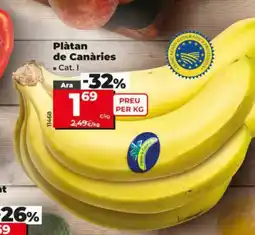 Dia Plàtan de Canàries oferta