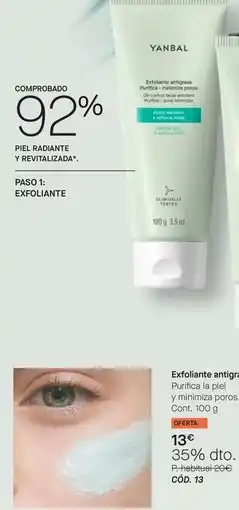Yanbal Yanbal - exfoliante antigrasa oferta