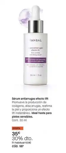Yanbal Yanbal - sérum antiarrugas électo lift oferta