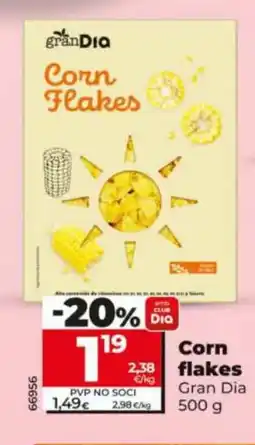 Dia GRAN DIA Corn Flakes oferta