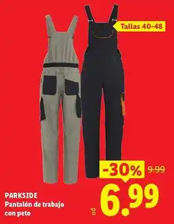 Ocine Parkside - pantalón de trabajo con peto oferta