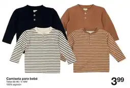 Zeeman Bebé - camiseta para bebe oferta
