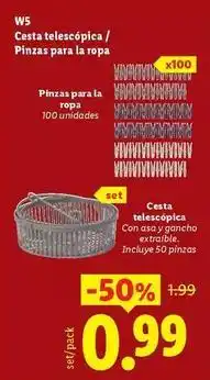 Ocine W5 - cesta telescópica oferta