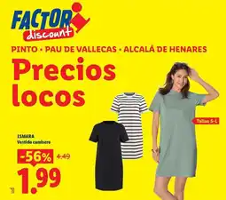 Ocine Esmara - vestido camisero oferta