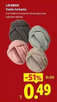 Ocine Livarno - toalla turbante oferta