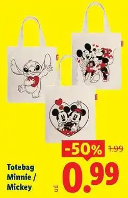 Ocine Totebag minnie/mickey oferta