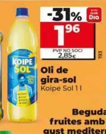 Dia KOIPE SOL Oli de gira-sol oferta