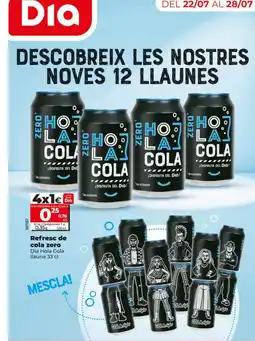 Dia DIA HOLA COLA Refresc de cola zero oferta