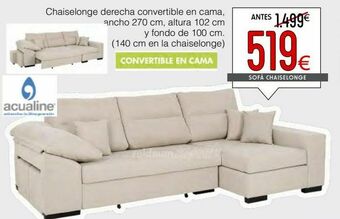 Atrapamuebles Chaise longue con cama oferta