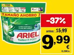 Masymas Ariel - elimina manchas y olores en 1 oferta