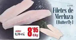 Abordo Butterfly - filetes de merluza oferta