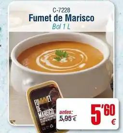 Abordo Fumet de marisco oferta