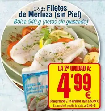 Abordo Filetes de merluza oferta