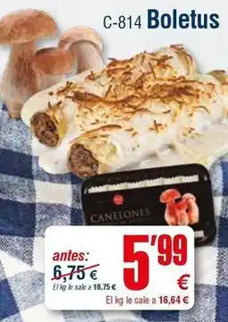 Abordo Canelones oferta