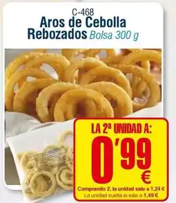 Abordo Aros de cebolla rebozados oferta