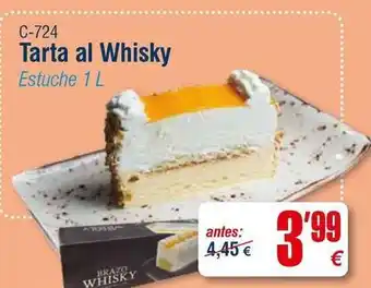 Abordo Tarta al whisky oferta