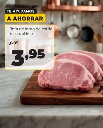 Alimerka Cinta de lomo de cerdo fresca oferta