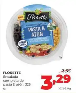 Alimerka Florette - ensalada completa de pasta & atun oferta