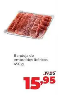 Alimerka Bandeja de embutidos ibéricos oferta