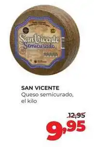Alimerka San vicente - queso semicurado oferta