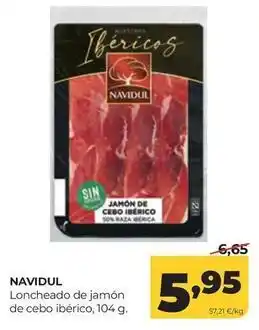 Alimerka Navidul - loncheado de jamon de cebo iberico oferta