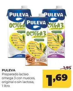 Alimerka Puleva - preparado lacteo omega 3 con nueces, original o sin lactosa oferta