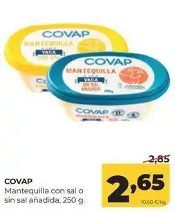 Alimerka Covap - mantequilla con sal o sin sal anadida oferta