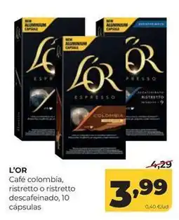 Alimerka L'or - cafe colombia oferta