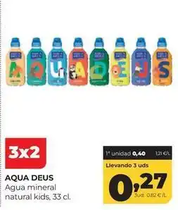 Alimerka Aquadeus - agua mineral natural kids oferta