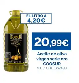 Dialsur Cash & Carry COOSUR Aceite de oliva virgen serie oro oferta