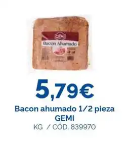 Dialsur Cash & Carry GEMI Bacon ahumado 1/2 pieza oferta