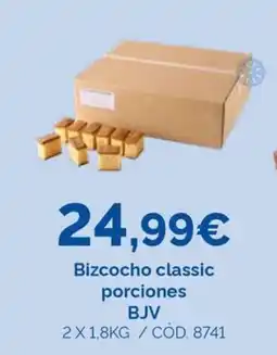 Dialsur Cash & Carry BJV Bizcocho classic porciones oferta