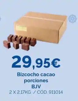 Dialsur Cash & Carry BJV Bizcocho cacao porciones oferta