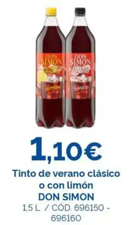Dialsur Cash & Carry DON SIMON Tinto de verano clásico o con limón oferta