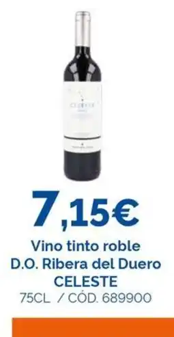 Dialsur Cash & Carry CELESTE Vino tinto roble D.O. Ribera del Duero oferta