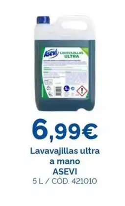 Dialsur Cash & Carry ASEVI Lavavajillas ultra a mano oferta