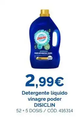 Dialsur Cash & Carry DISICLIN Detergente liquido vinagre poder oferta