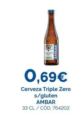 Dialsur Cash & Carry AMBAR Cerveza Triple Zero s/gluten oferta