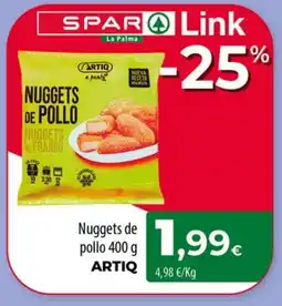 Spar La Palma ARTIQ Nuggets de pollo oferta