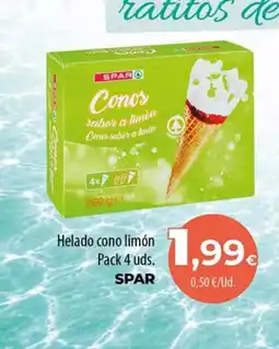 Spar La Palma SPAR Helado cono limón oferta