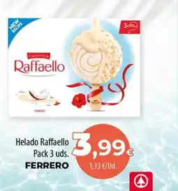 Spar La Palma FERRERO Helado Raffaello oferta
