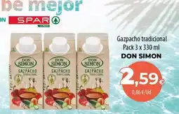 Spar La Palma DON SIMON Gazpacho tradicional oferta
