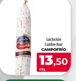 Spar La Palma CAMPOFRÍO Salchichón Cumbre Real oferta