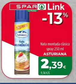 Spar La Palma ASTURIANA Nata montada clásica spray oferta